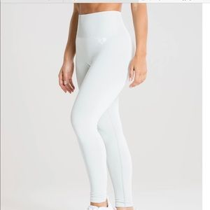Womens Best Power Seamless leggings Light Gray NWT